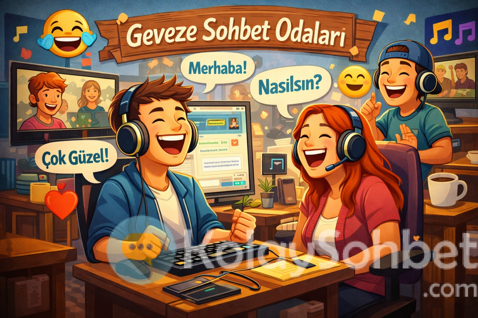 Geveze Sohbet Odaları ile Eğlencenin ve Samimi Muhabbetin Yeni Adresi Geveze Sohbet Odaları ile Eğlencenin ve Samimi Muhabbetin Yeni Adresi